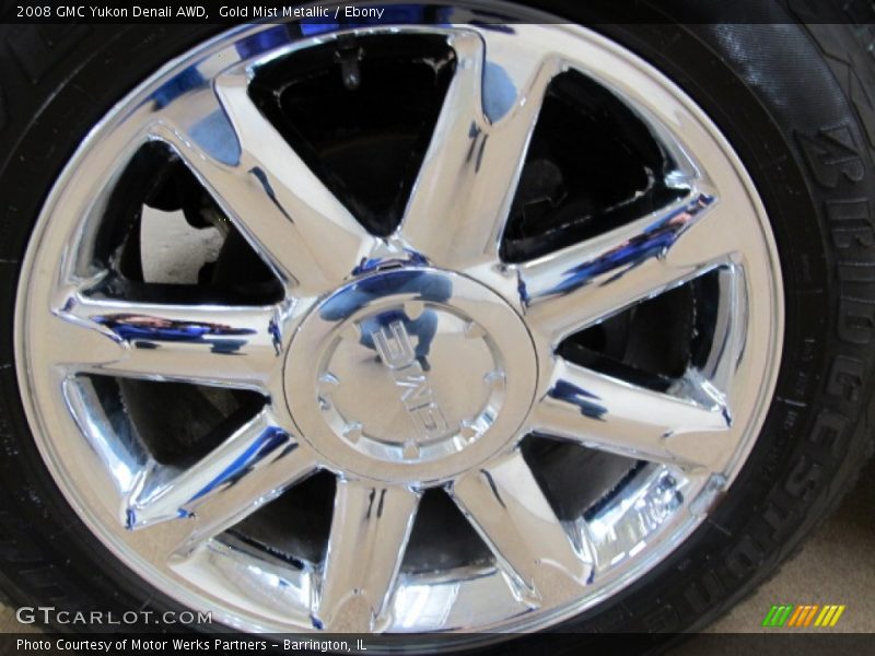 Gold Mist Metallic / Ebony 2008 GMC Yukon Denali AWD