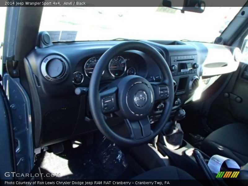 Anvil / Black 2014 Jeep Wrangler Sport 4x4