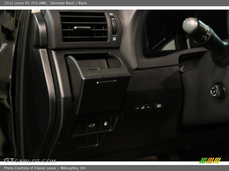 Obsidian Black / Black 2012 Lexus RX 350 AWD