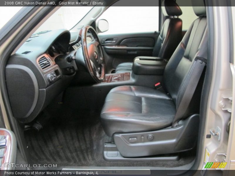 Gold Mist Metallic / Ebony 2008 GMC Yukon Denali AWD