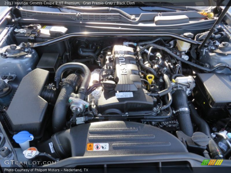 Gran Premio Gray / Black Cloth 2013 Hyundai Genesis Coupe 2.0T Premium