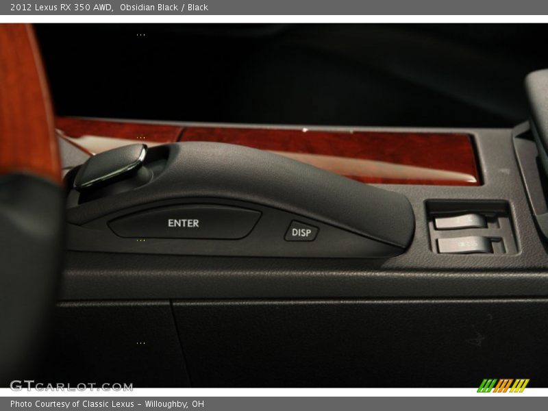 Obsidian Black / Black 2012 Lexus RX 350 AWD