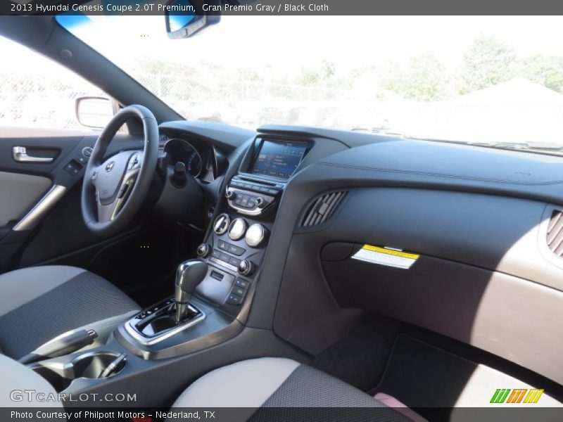 Gran Premio Gray / Black Cloth 2013 Hyundai Genesis Coupe 2.0T Premium