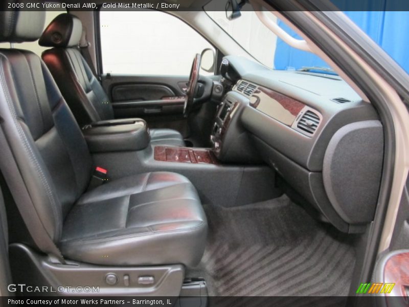 Gold Mist Metallic / Ebony 2008 GMC Yukon Denali AWD