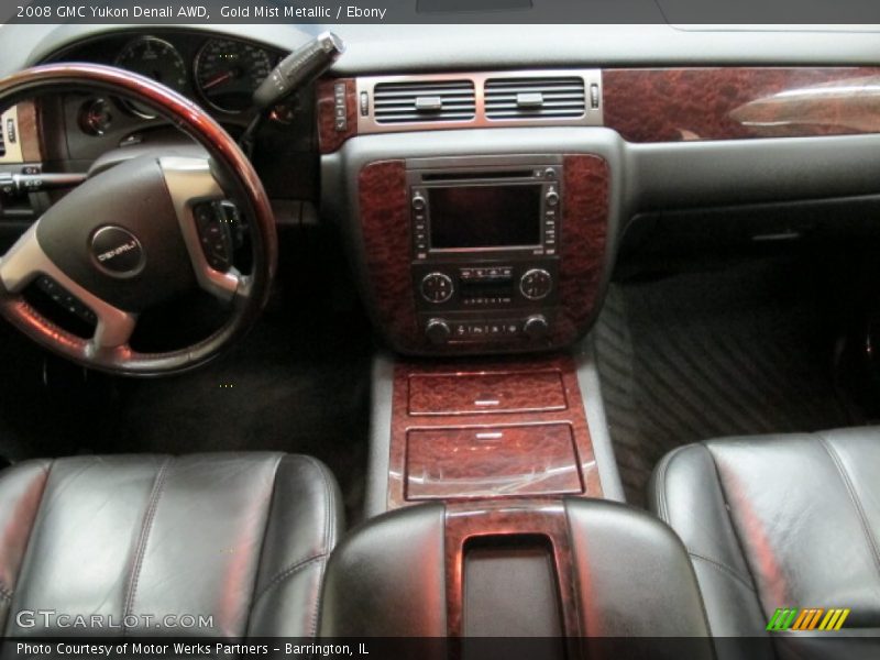 Gold Mist Metallic / Ebony 2008 GMC Yukon Denali AWD