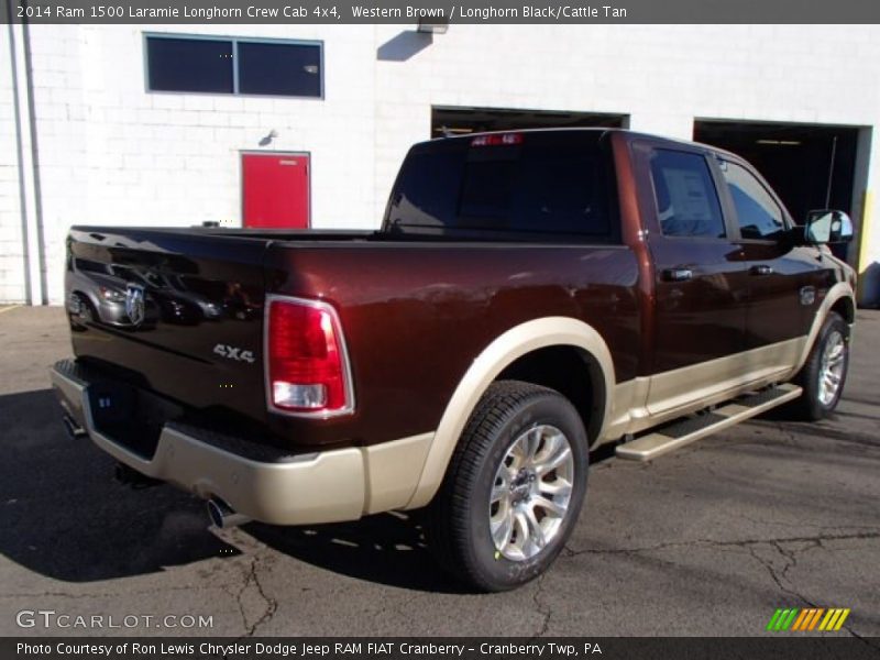 Western Brown / Longhorn Black/Cattle Tan 2014 Ram 1500 Laramie Longhorn Crew Cab 4x4