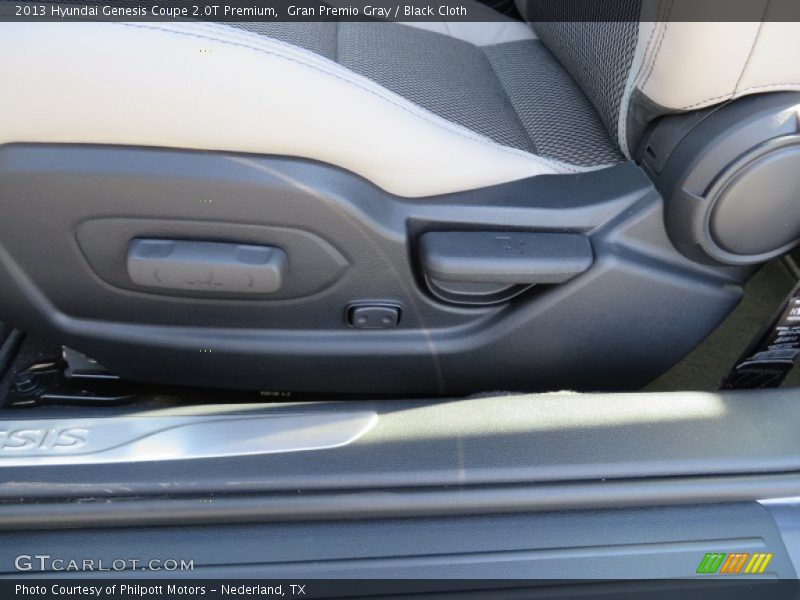 Gran Premio Gray / Black Cloth 2013 Hyundai Genesis Coupe 2.0T Premium