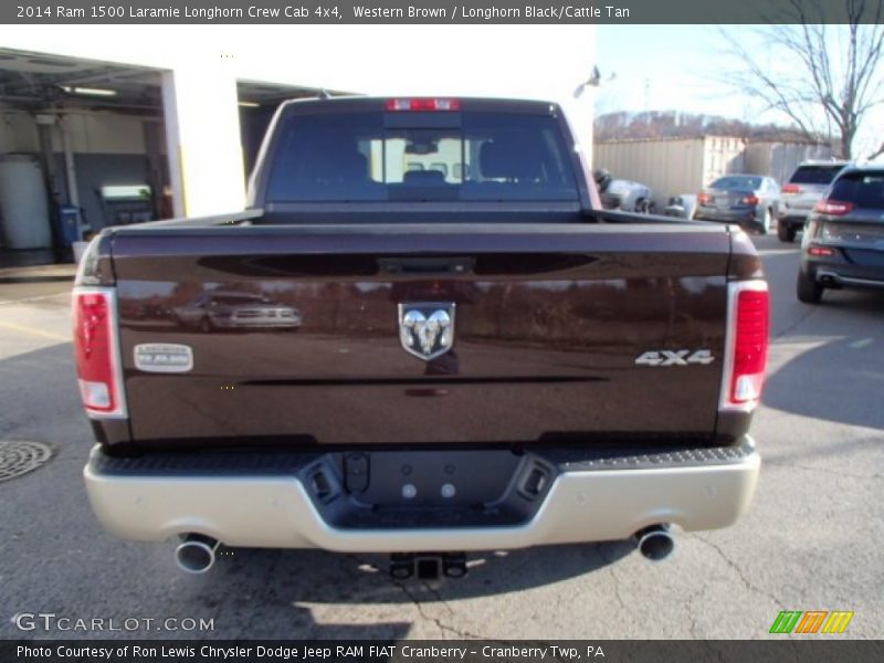 Western Brown / Longhorn Black/Cattle Tan 2014 Ram 1500 Laramie Longhorn Crew Cab 4x4