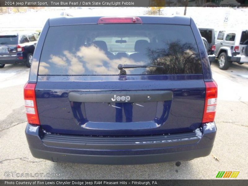 True Blue Pearl / Dark Slate Gray/Light Pebble 2014 Jeep Patriot Sport