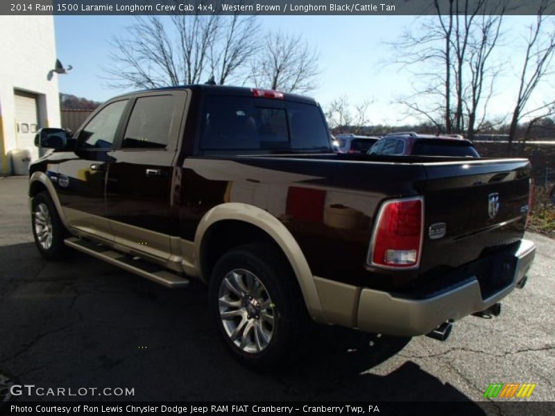 Western Brown / Longhorn Black/Cattle Tan 2014 Ram 1500 Laramie Longhorn Crew Cab 4x4