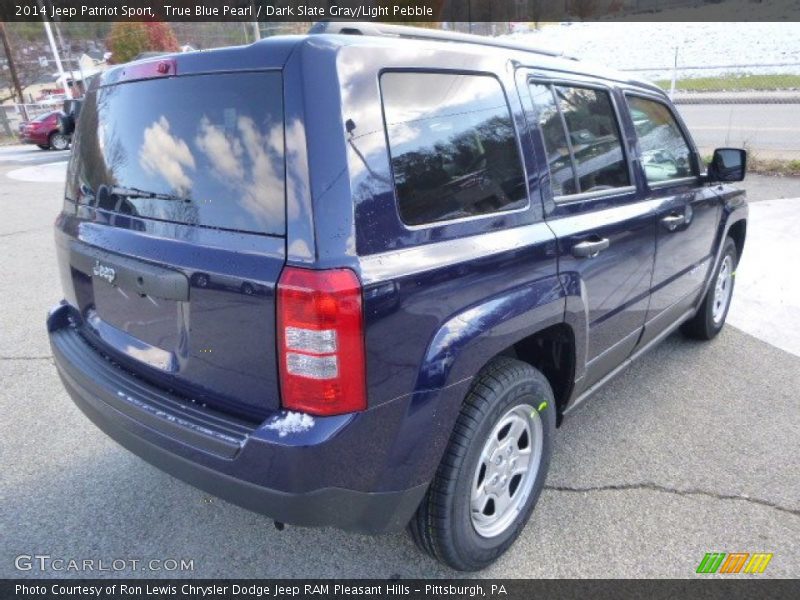 True Blue Pearl / Dark Slate Gray/Light Pebble 2014 Jeep Patriot Sport