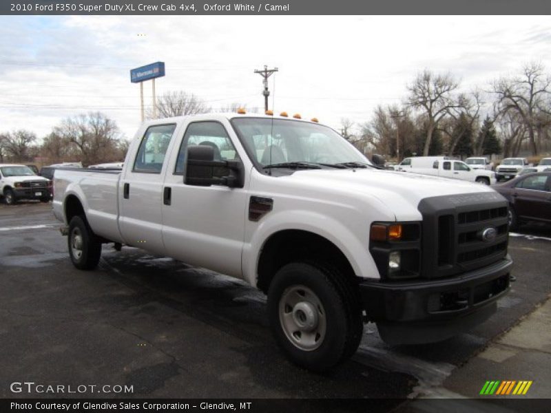 Oxford White / Camel 2010 Ford F350 Super Duty XL Crew Cab 4x4