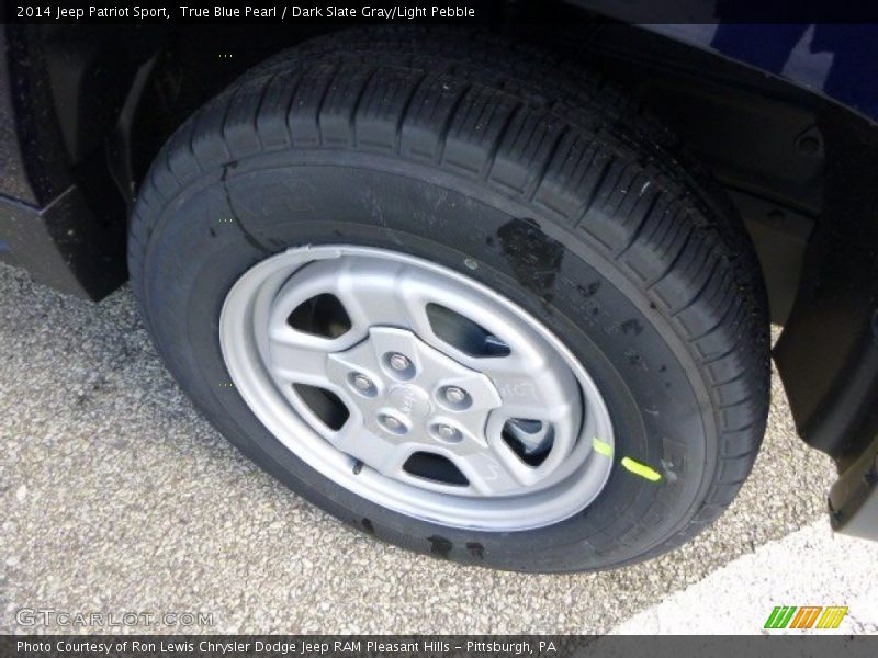 True Blue Pearl / Dark Slate Gray/Light Pebble 2014 Jeep Patriot Sport