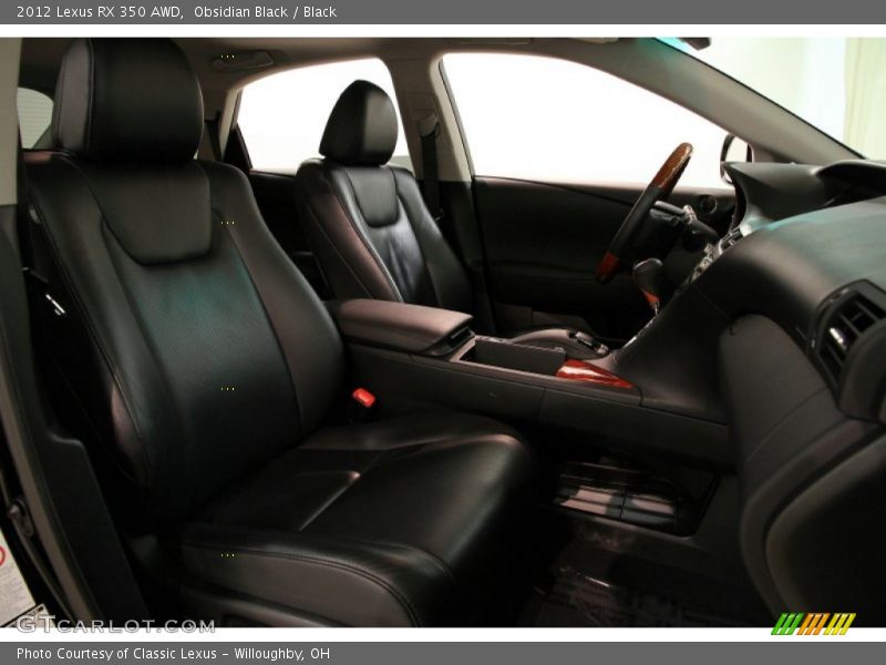 Obsidian Black / Black 2012 Lexus RX 350 AWD