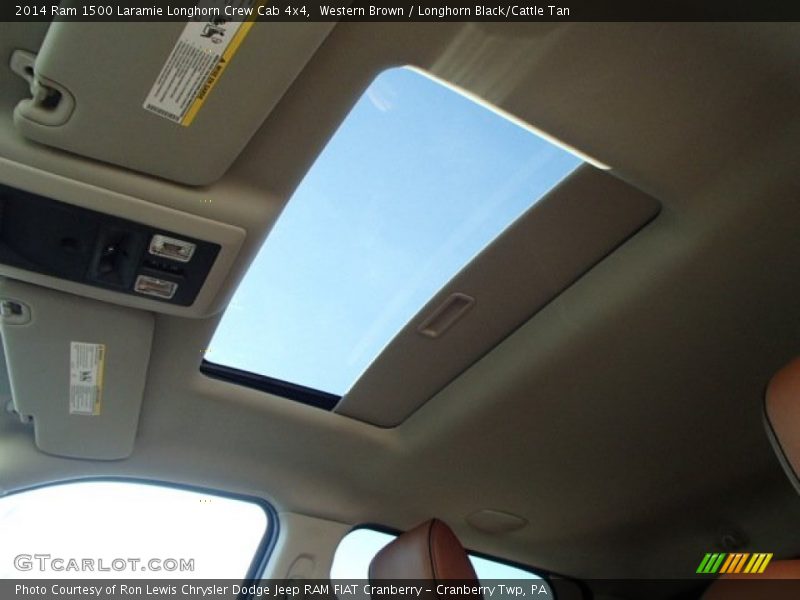 Western Brown / Longhorn Black/Cattle Tan 2014 Ram 1500 Laramie Longhorn Crew Cab 4x4