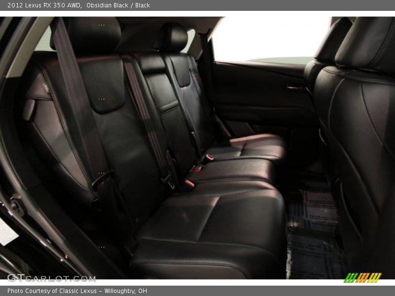 Obsidian Black / Black 2012 Lexus RX 350 AWD