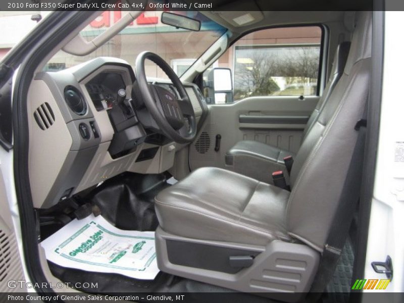 Oxford White / Camel 2010 Ford F350 Super Duty XL Crew Cab 4x4