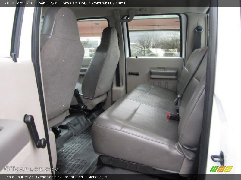Oxford White / Camel 2010 Ford F350 Super Duty XL Crew Cab 4x4