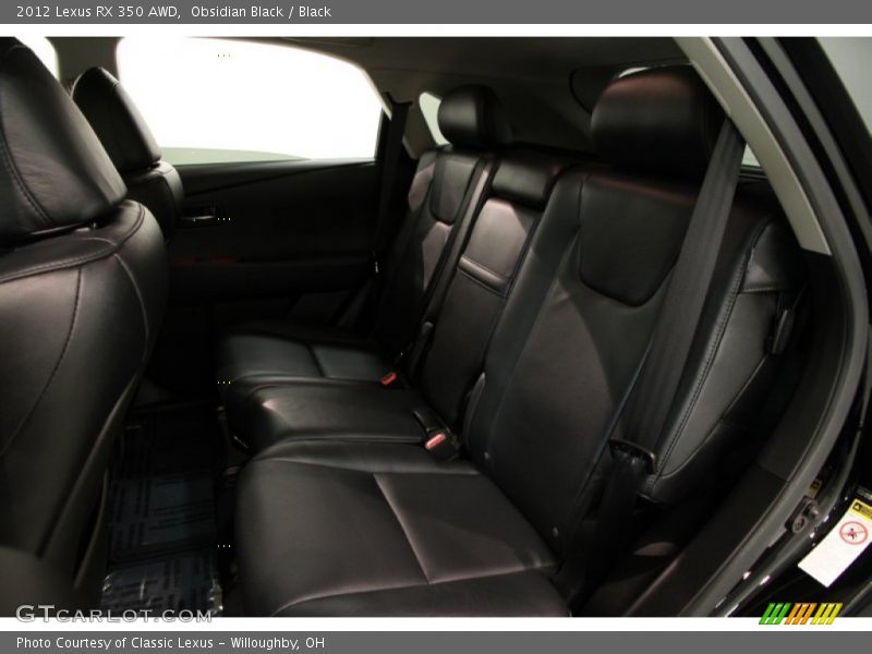 Obsidian Black / Black 2012 Lexus RX 350 AWD