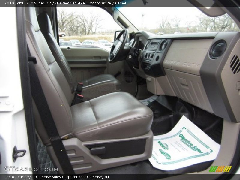 Oxford White / Camel 2010 Ford F350 Super Duty XL Crew Cab 4x4