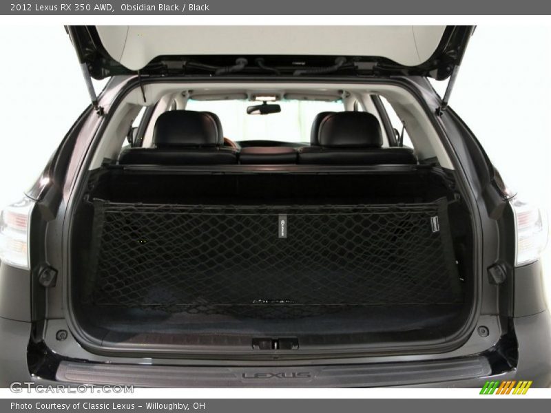 Obsidian Black / Black 2012 Lexus RX 350 AWD