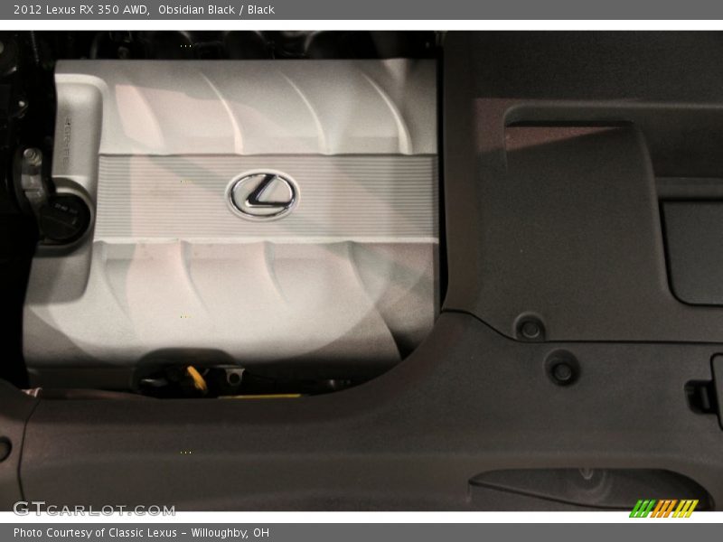 Obsidian Black / Black 2012 Lexus RX 350 AWD