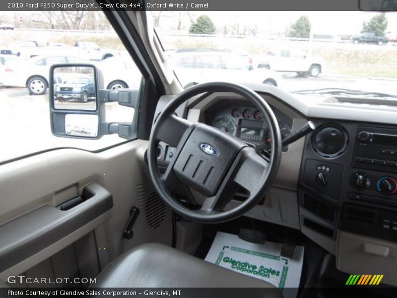 Oxford White / Camel 2010 Ford F350 Super Duty XL Crew Cab 4x4