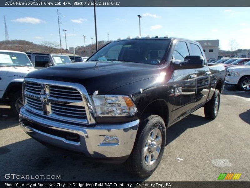 Black / Black/Diesel Gray 2014 Ram 2500 SLT Crew Cab 4x4
