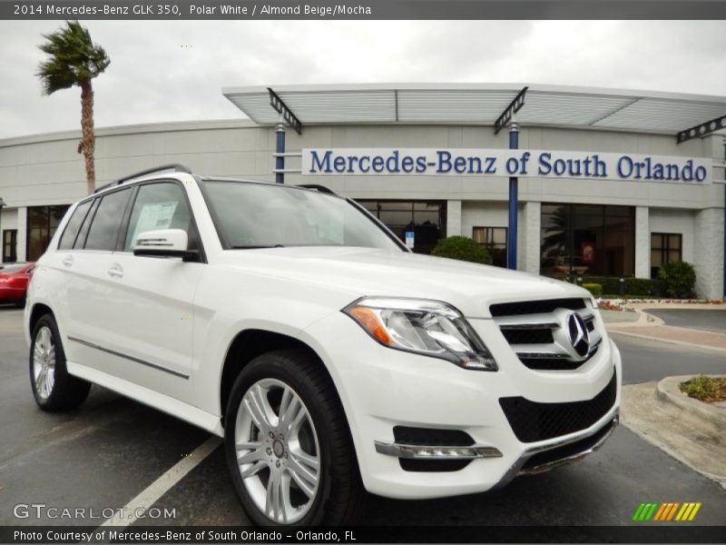 Polar White / Almond Beige/Mocha 2014 Mercedes-Benz GLK 350