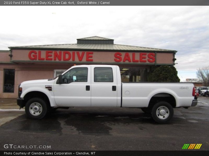 Oxford White / Camel 2010 Ford F350 Super Duty XL Crew Cab 4x4