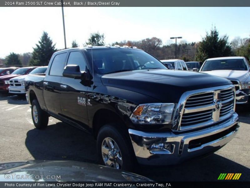 Black / Black/Diesel Gray 2014 Ram 2500 SLT Crew Cab 4x4
