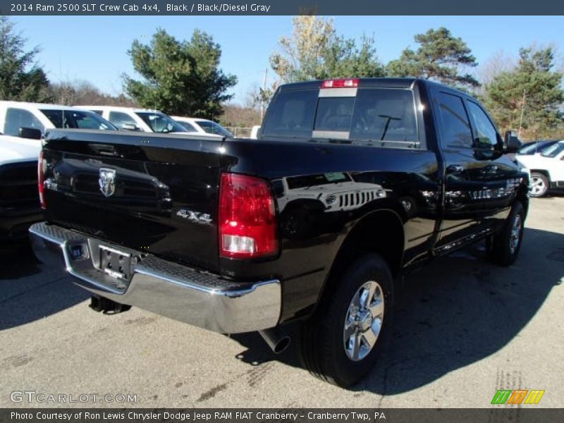 Black / Black/Diesel Gray 2014 Ram 2500 SLT Crew Cab 4x4