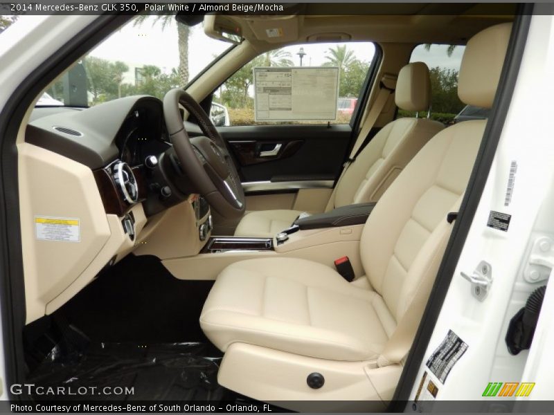 Polar White / Almond Beige/Mocha 2014 Mercedes-Benz GLK 350