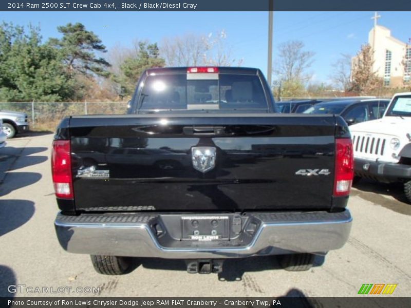 Black / Black/Diesel Gray 2014 Ram 2500 SLT Crew Cab 4x4