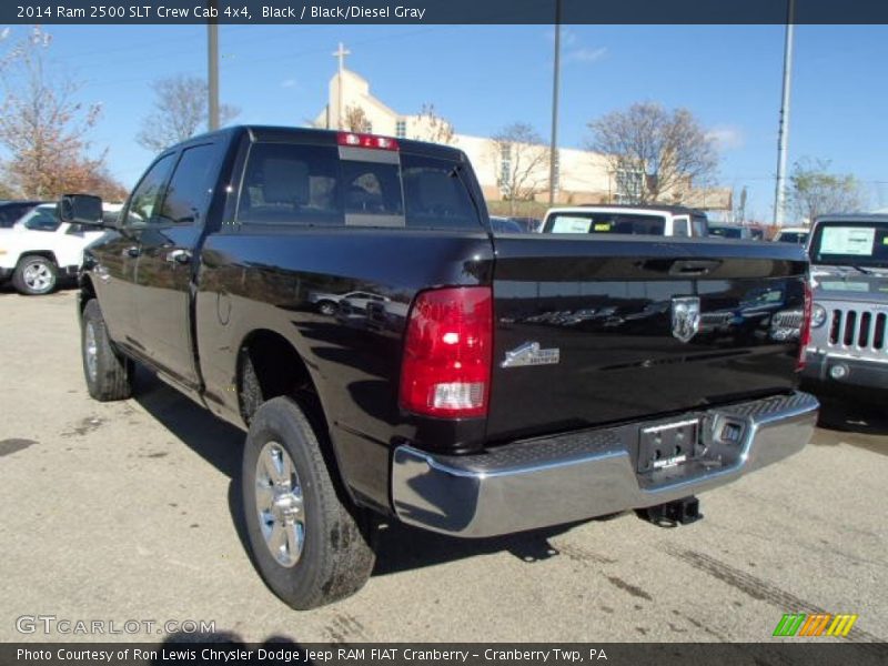Black / Black/Diesel Gray 2014 Ram 2500 SLT Crew Cab 4x4