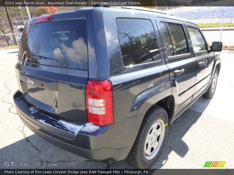 Maximum Steel Metallic / Dark Slate Gray/Light Pebble 2014 Jeep Patriot Sport