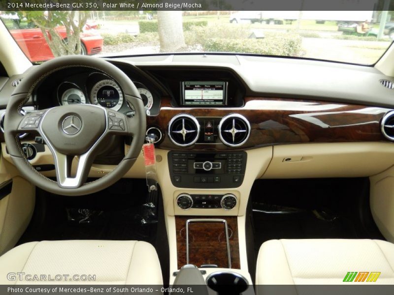 Polar White / Almond Beige/Mocha 2014 Mercedes-Benz GLK 350