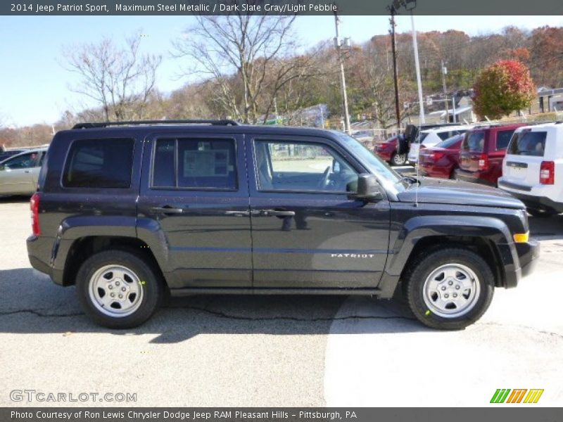 Maximum Steel Metallic / Dark Slate Gray/Light Pebble 2014 Jeep Patriot Sport