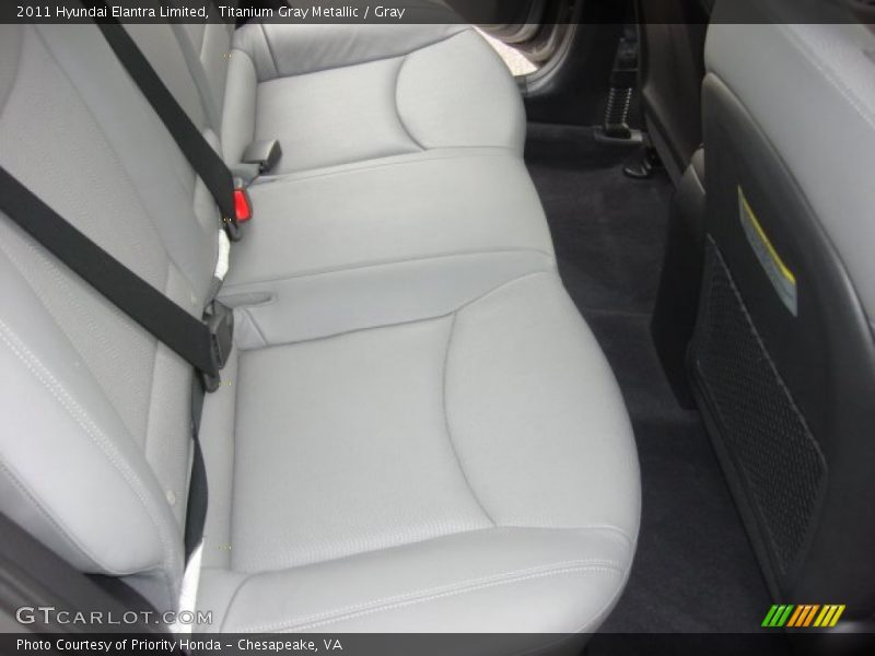 Titanium Gray Metallic / Gray 2011 Hyundai Elantra Limited