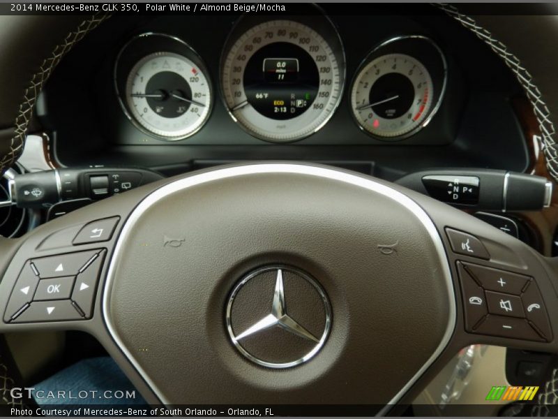 Polar White / Almond Beige/Mocha 2014 Mercedes-Benz GLK 350