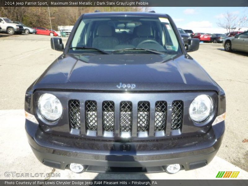 Maximum Steel Metallic / Dark Slate Gray/Light Pebble 2014 Jeep Patriot Sport