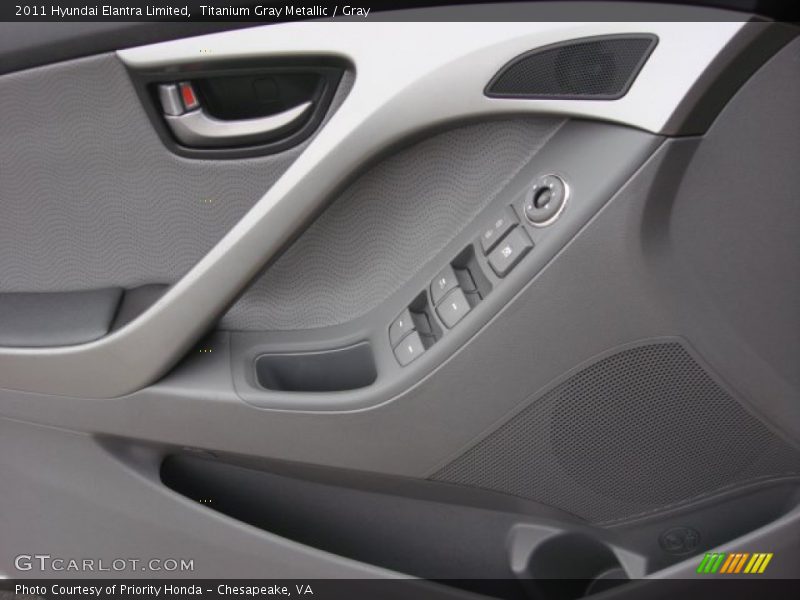 Titanium Gray Metallic / Gray 2011 Hyundai Elantra Limited