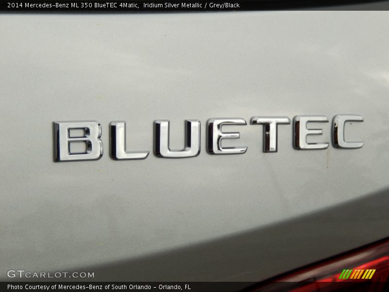 Iridium Silver Metallic / Grey/Black 2014 Mercedes-Benz ML 350 BlueTEC 4Matic