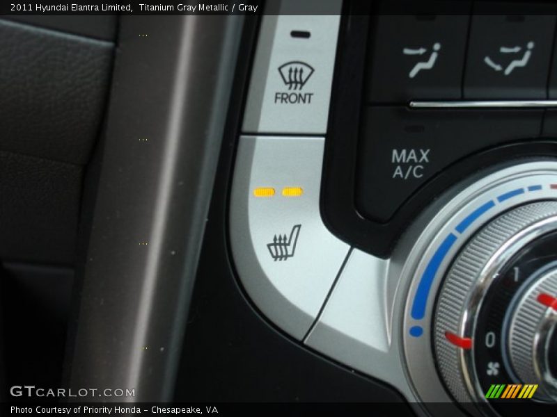 Titanium Gray Metallic / Gray 2011 Hyundai Elantra Limited