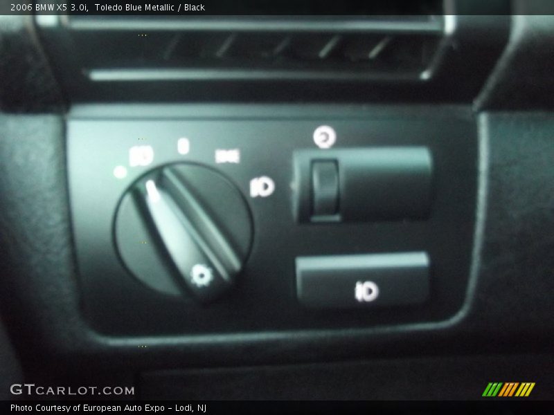 Toledo Blue Metallic / Black 2006 BMW X5 3.0i