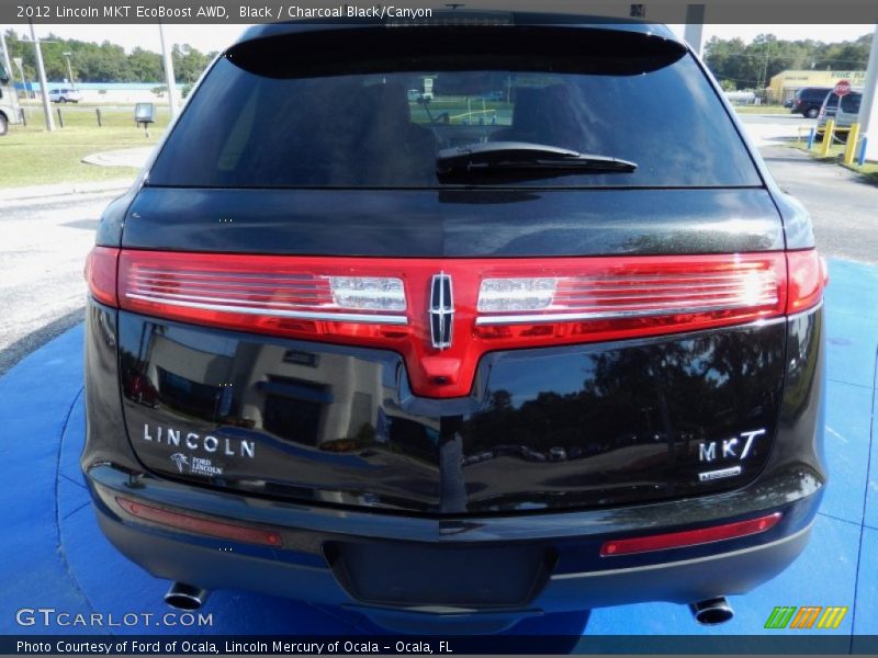 Black / Charcoal Black/Canyon 2012 Lincoln MKT EcoBoost AWD