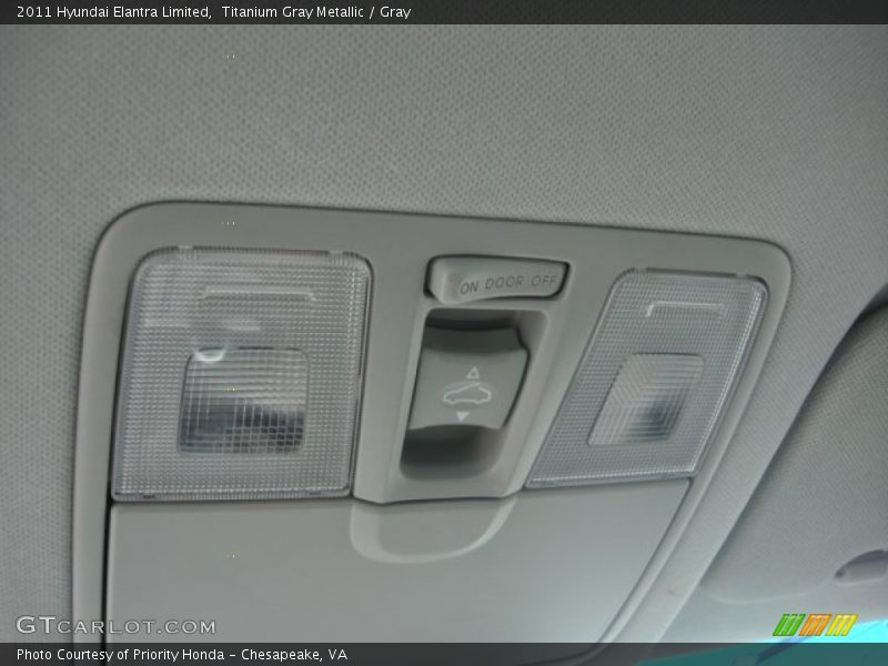 Titanium Gray Metallic / Gray 2011 Hyundai Elantra Limited