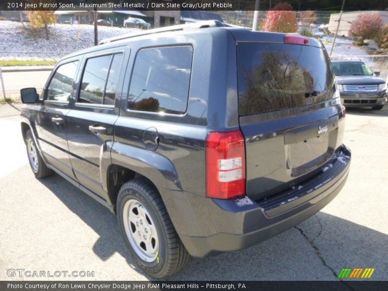 Maximum Steel Metallic / Dark Slate Gray/Light Pebble 2014 Jeep Patriot Sport