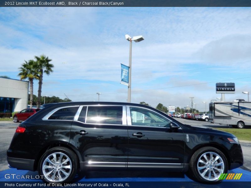Black / Charcoal Black/Canyon 2012 Lincoln MKT EcoBoost AWD