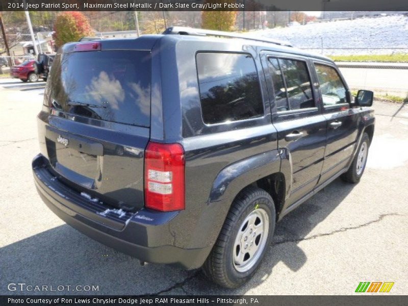 Maximum Steel Metallic / Dark Slate Gray/Light Pebble 2014 Jeep Patriot Sport